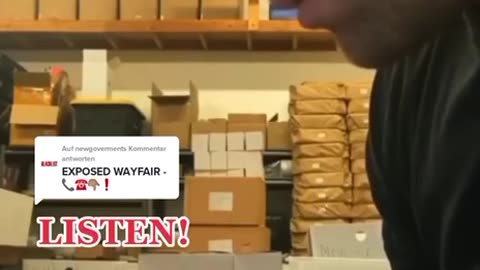 WAYFAIR-GATE ‼️💥💥 LISTEN‼️‼️