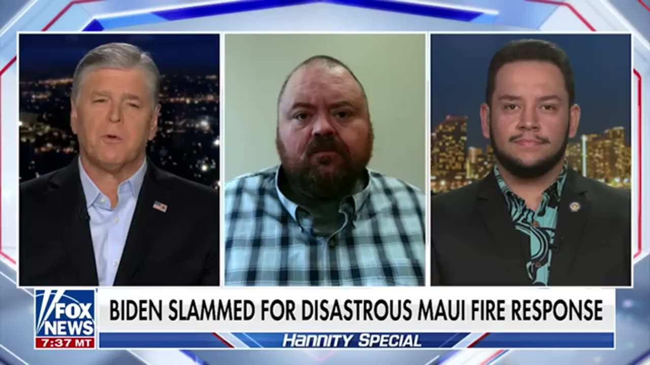 Hawaiian locals outraged at Biden response,while officials 'suck up': HI state Rep.