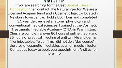 The Best Dermal Fillers in Donnington