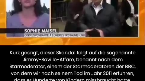 Vereinigtes Königreich - Im französischen Fernsehen. UK-Skandal. Riesiger Pädo-Ring ...