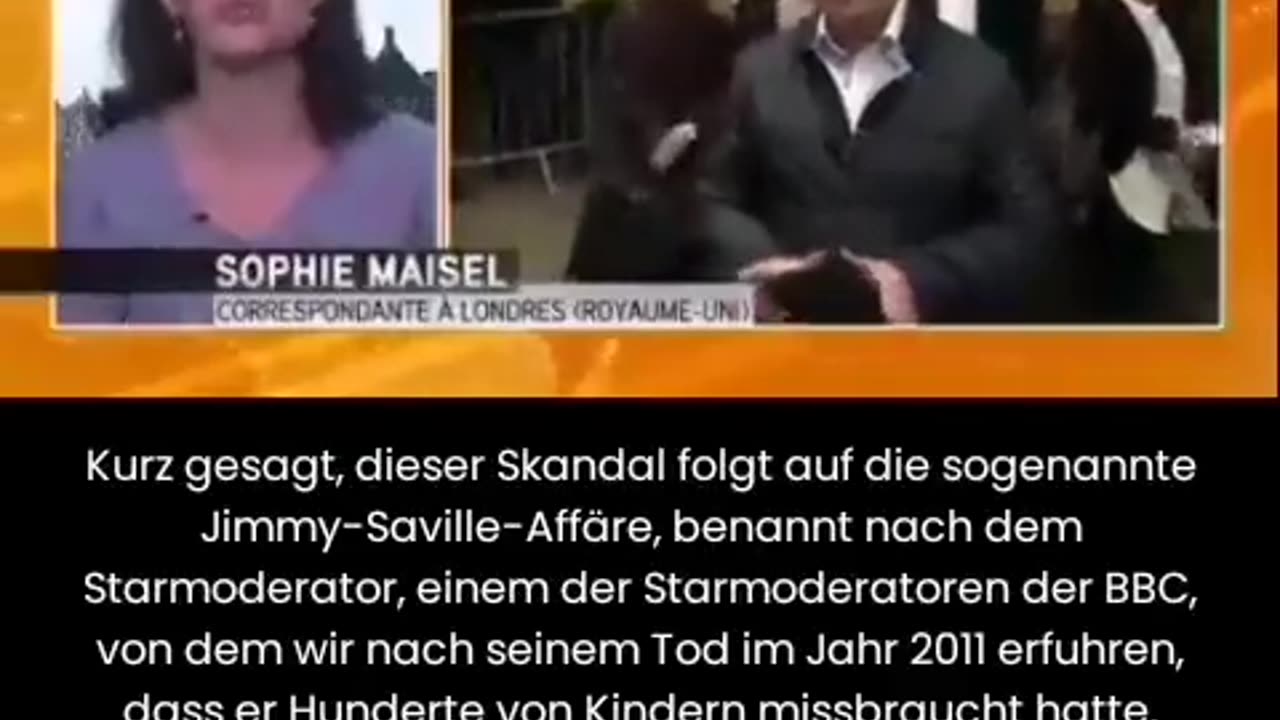 Vereinigtes Königreich - Im französischen Fernsehen. UK-Skandal. Riesiger Pädo-Ring ...