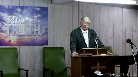 14 Jan. 2024 Pt. 1 Hour of Truth, Bishop George Fredell