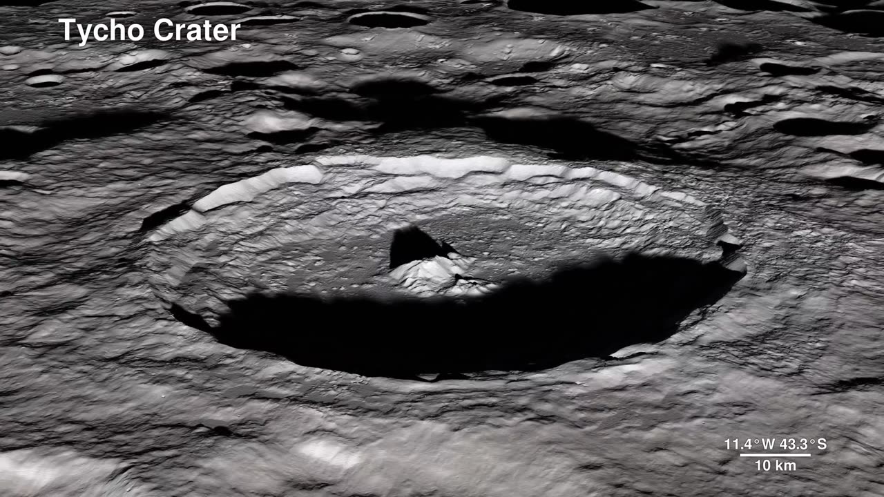 Tour of the moon: A Breathtaking 4K Tour of Lunar Landscape