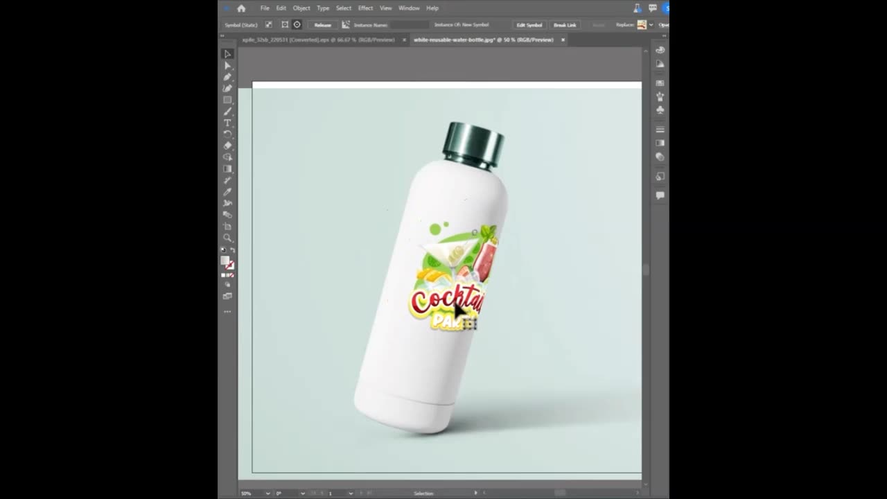 New mockup tools in illustrator Beta illustrator short video hack