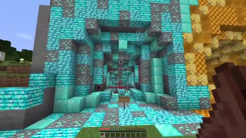 Minecraft gameplay video