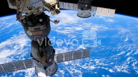 The International Space Station Flies Over North and South America