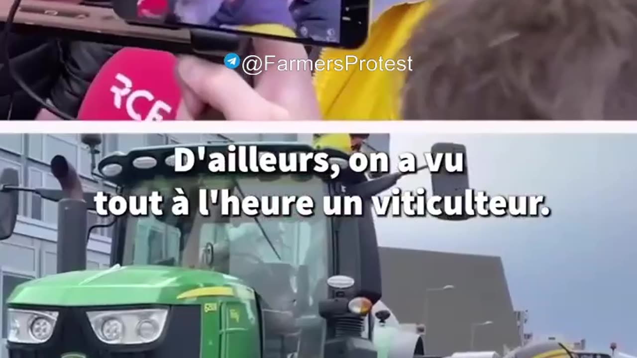 French Farmers Send A Message To The Criminals at the WEF, WHO, and UN