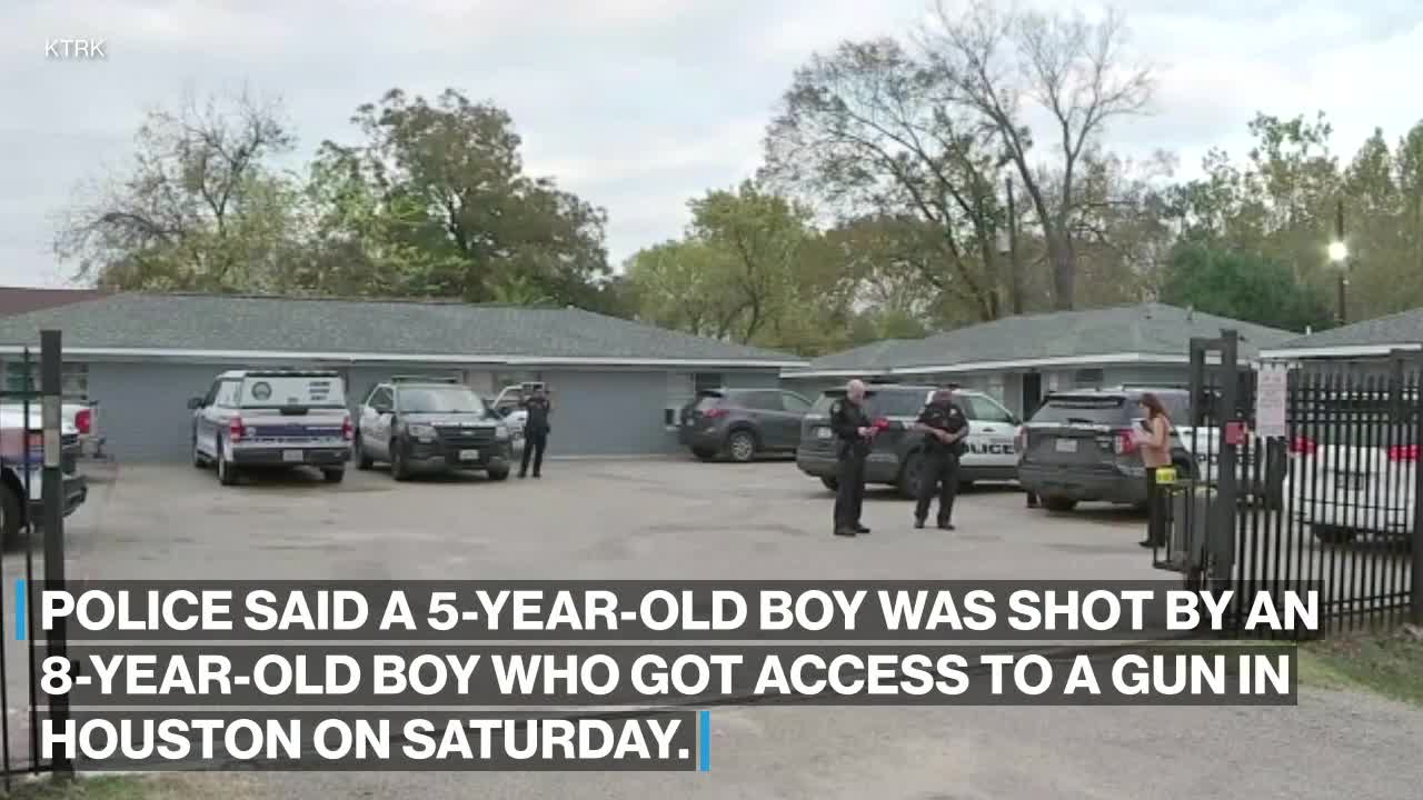 5-year-old shot by 8-year-old in Houston