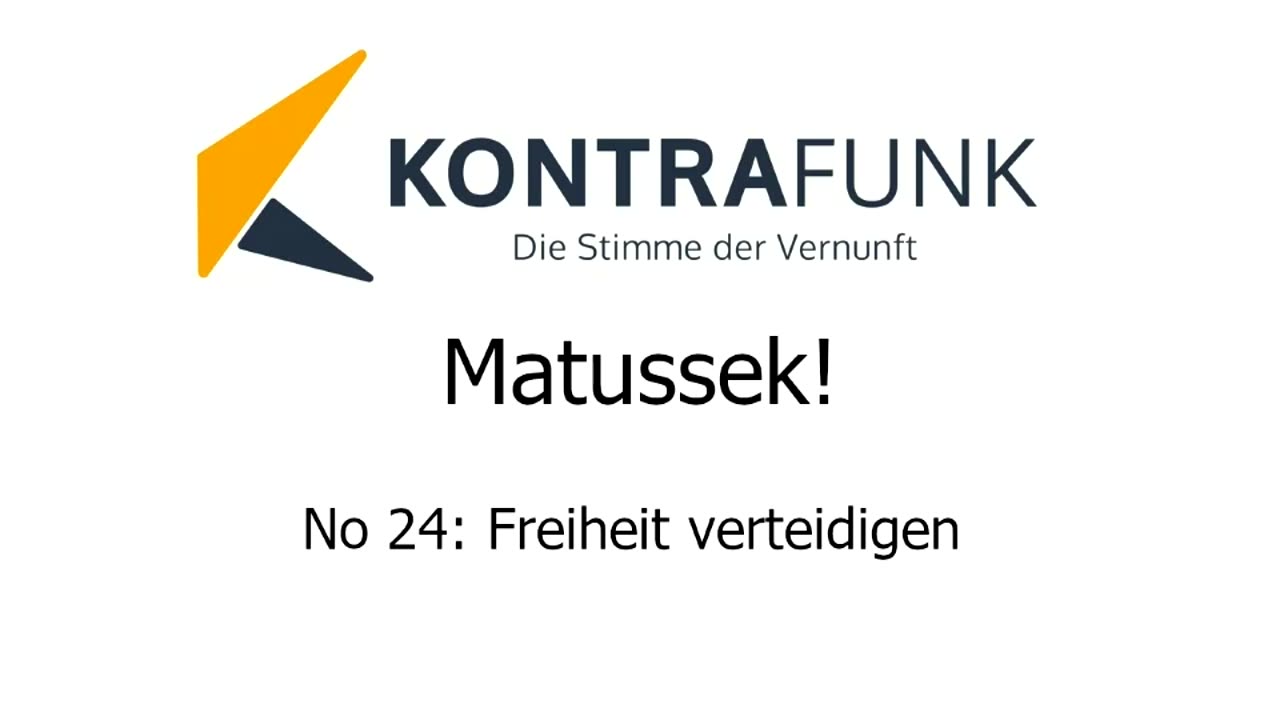 Matussek! No 24: Freiheit verteidigen