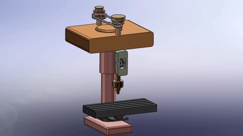 Drill machine Solidworks animation