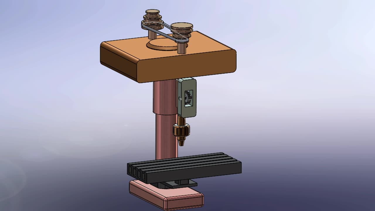 Drill machine Solidworks animation