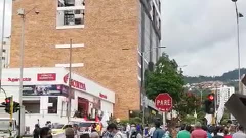 protesta en Bucaramanga 25/11