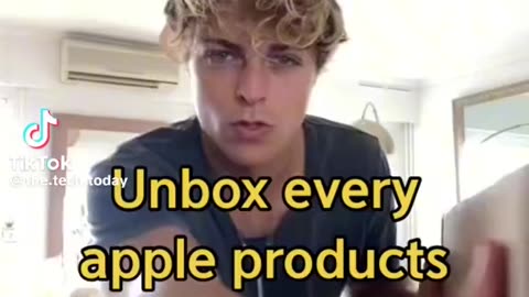 Unboxing every apple product