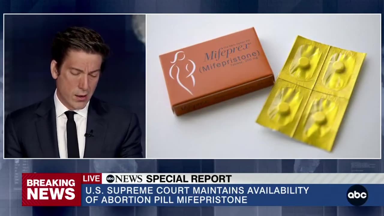 Supreme Court unanimously strikes down legal challenge to abortion pill mifepristone ABC News