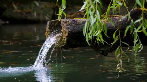 5 Minutes of Relaxing Sounds of Birds and Flowing Water