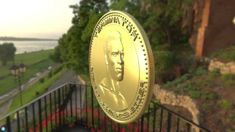 3D printing model Arnold Schwarzenegger medallion coin