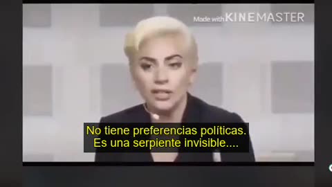 Lady Gaga en 2016 hablando de la elite. Nuevo Orden Mundial