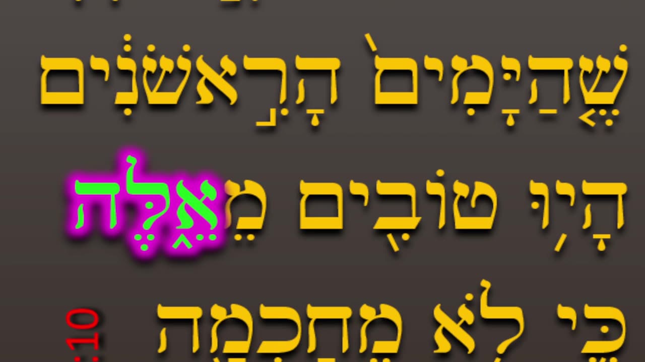 Hebrew word of the day these אֵלֶּה #shorts #hebrew #vocabulary #asl
