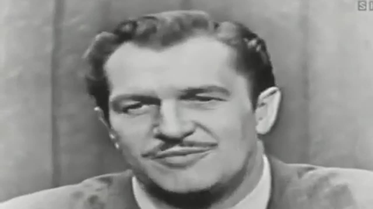 Interview - Vincent Price - Mystery Guest - Dec 16 - 1956