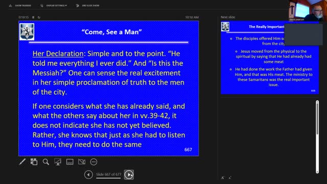 Sunday November 27,2022 Life of the Messiah 69 Come, See a Man