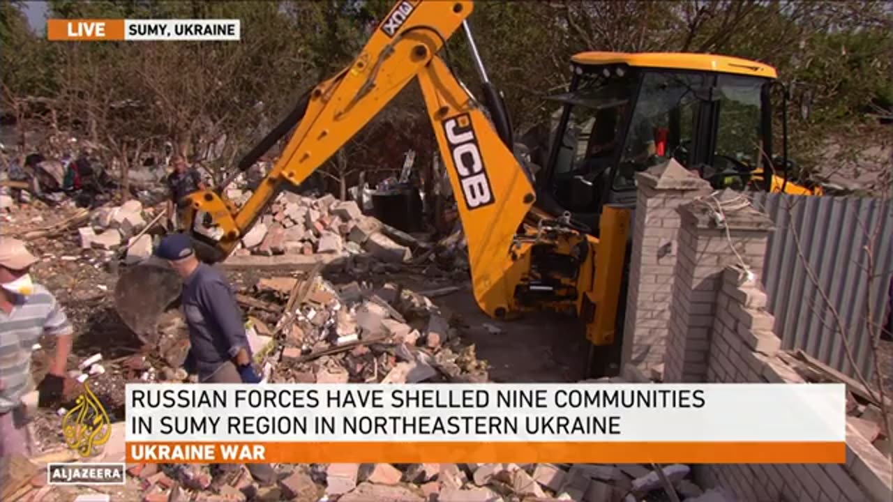 Russia shells nine communities