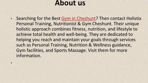 Best Gym in Cheshunt.