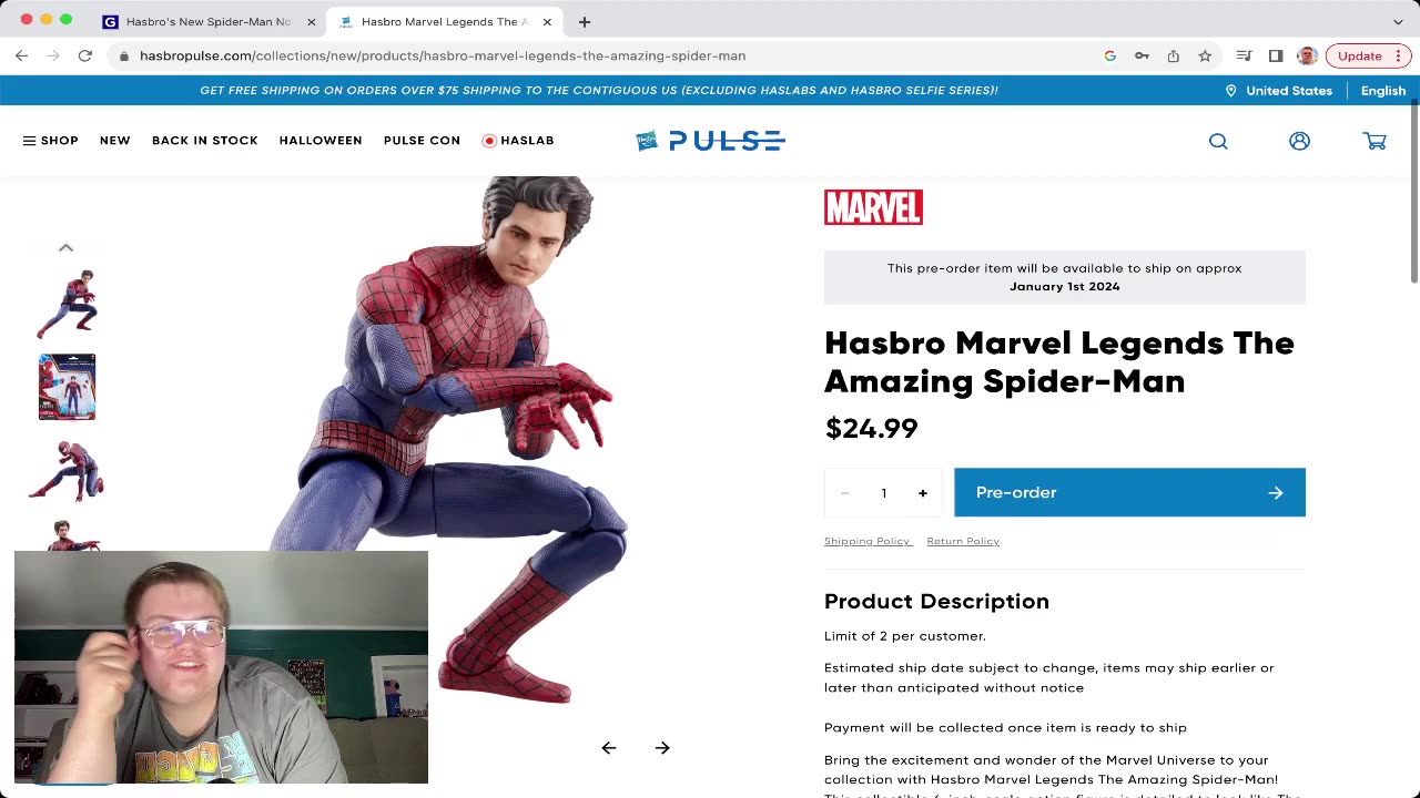 Marvel Legends Spiderman Pulse-Con Reveals