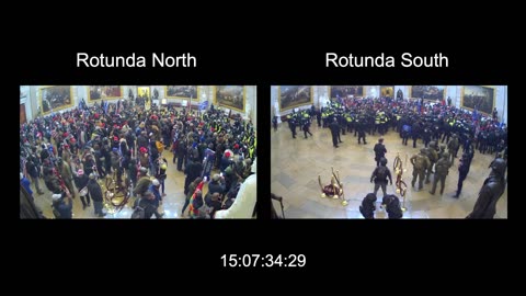 Jan 6 2021 CCTV - Rotunda North & South 15:02:11-15:10:19