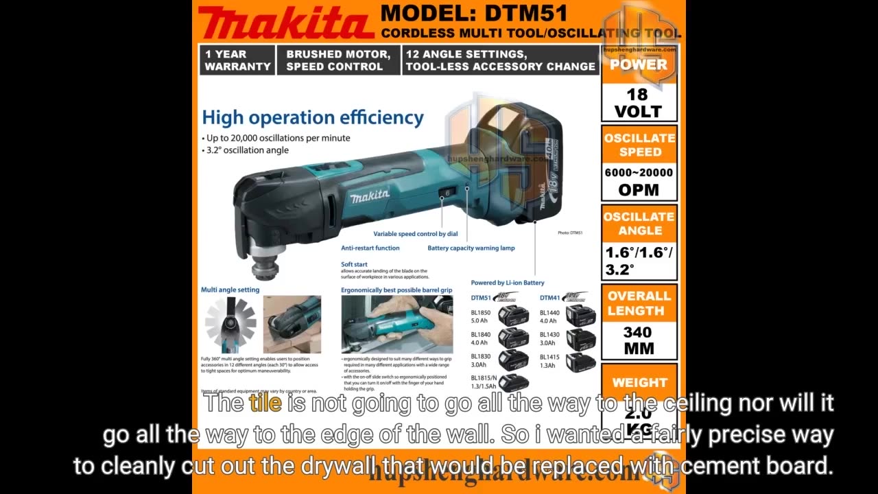 Makita Makita xmt03, 2036.001, schwenkbar, 18 V LXT dtm51z