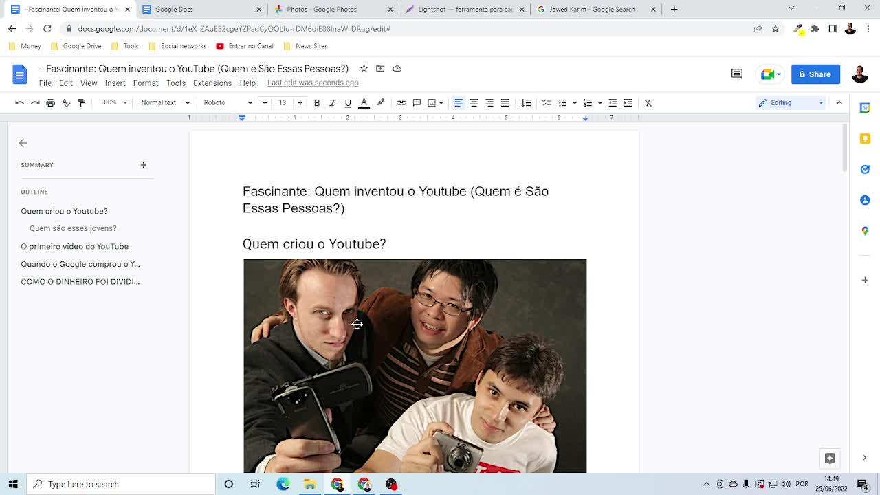 Fascinante: Quem inventou o YouTube (Quem São Essas Pessoas?)