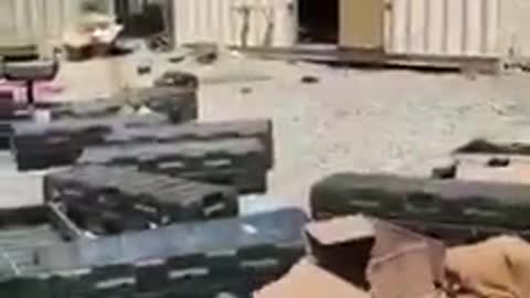 The Taliban captures US military weapons