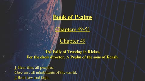 Christian Meme Video: Psalms Chapters 49 to 51 (05/12/2024)