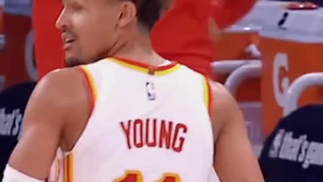 Trae Young giving off Main Character Vibes!🔥 #nba