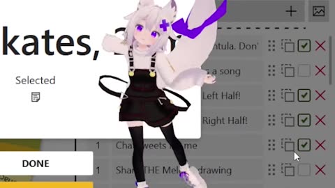 She wore roller skates in VR...