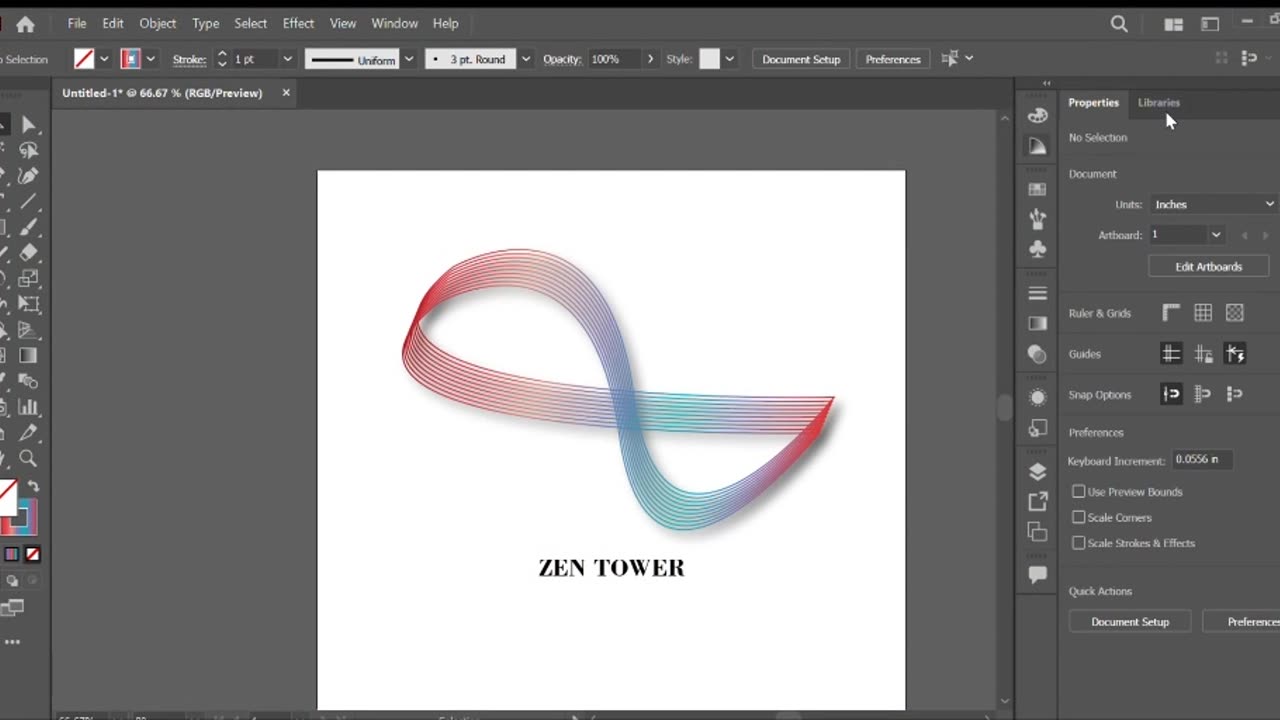 Easiest way to design abstract logo design in 30 seconds