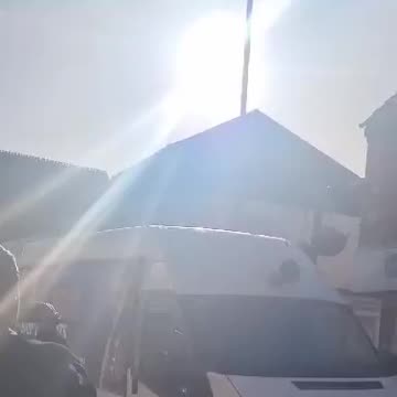 The Britain First ‘Battle Bus’ always creates a huge fuss in the town centre!