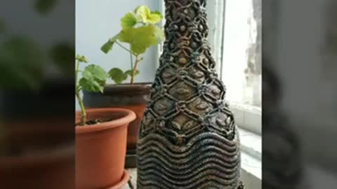 Reuse bottle decoration/artistic home decor