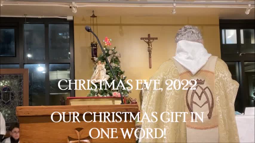 OUR CHRISTMAS GIFT IN A WORD