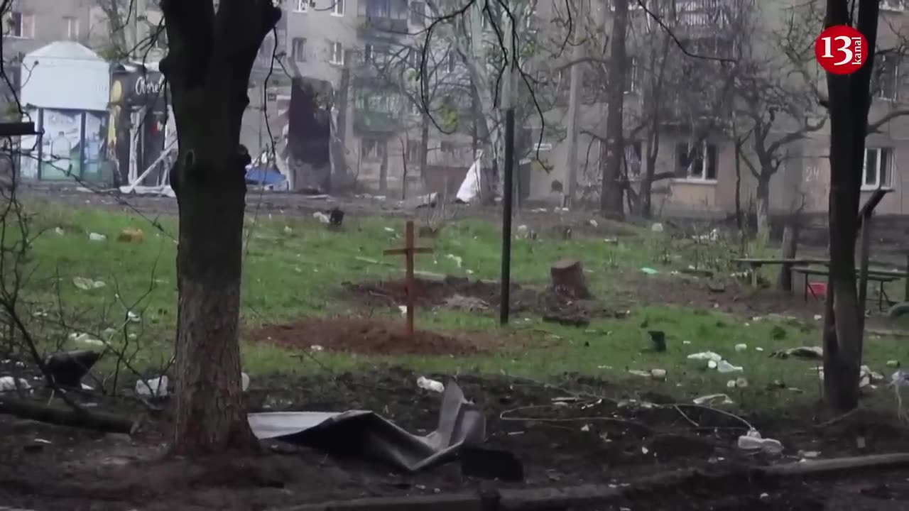 Ukrainian military video shows troops operating inside war-torn city