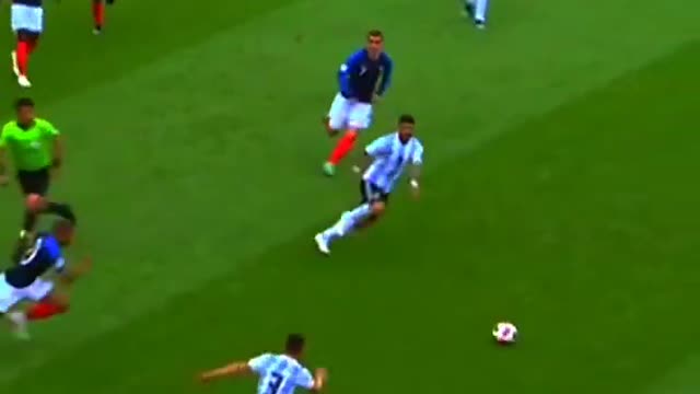 MBAPPEN'S SPEED AGAINST THE ARGENTINE NATIONAL TEAM