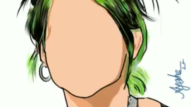 _shorts _ibispaintx _digitalart _youtubeshorts _billieeilish