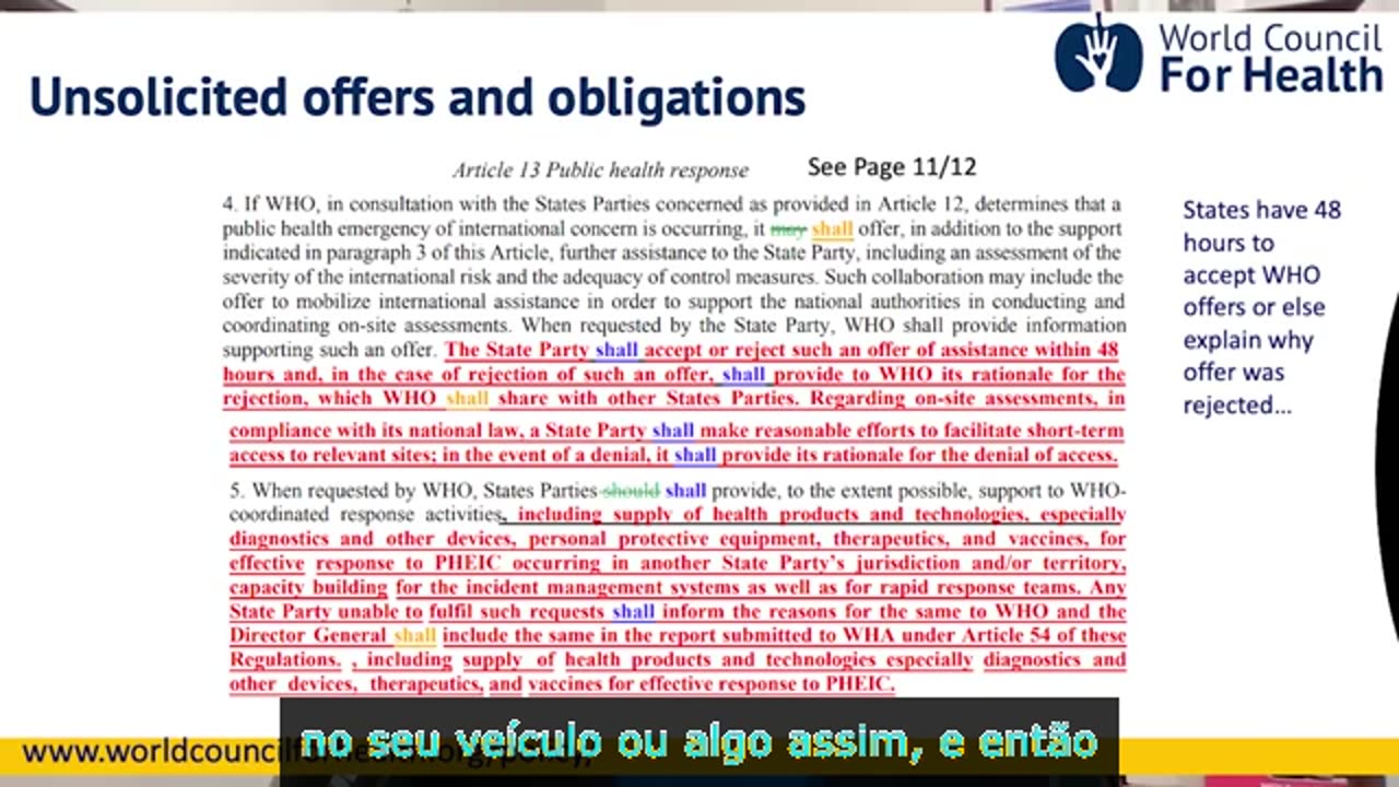 Dra. Tess Lawrie sobre o poder da OMS