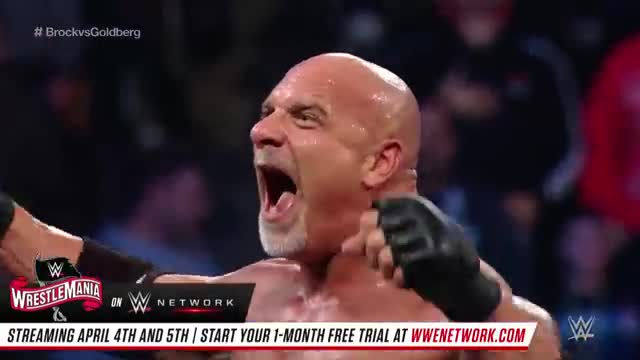 Goldberg vs brock lesnar