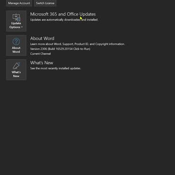 HOW TO UPDATE MICROSOFT OFFICE 365