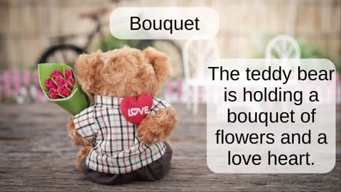 Bouquet: English word pronunciation - Read Along (Australian Accent) with a picture