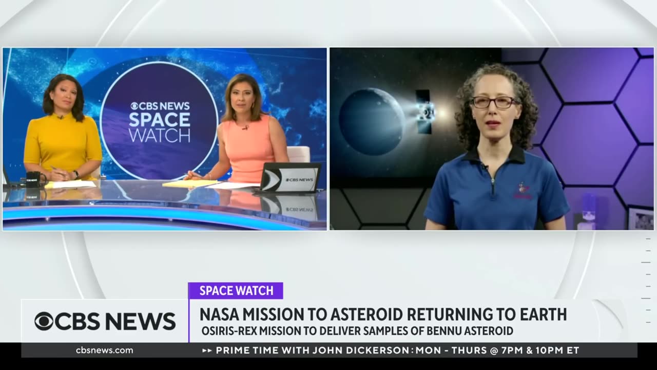 NASA mission to asteroid returning to Earth