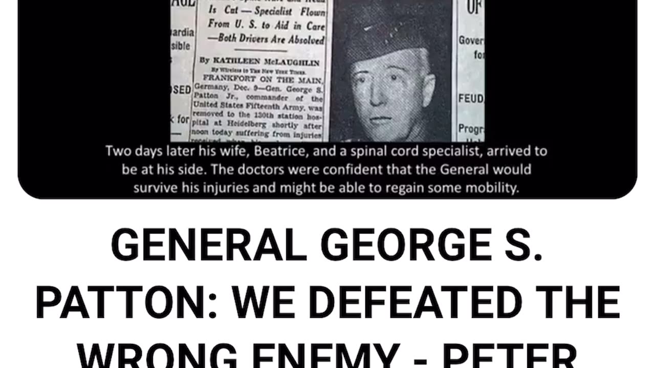 WWII - Patton - Communist New World Order