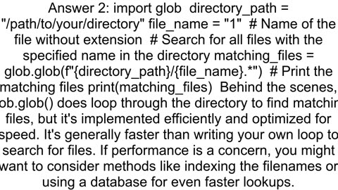 How can I get a file from a directory with just a name and no file extension in python 312