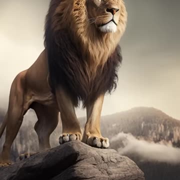 Real Lion on The Hunting Just Go away #shorts #lion