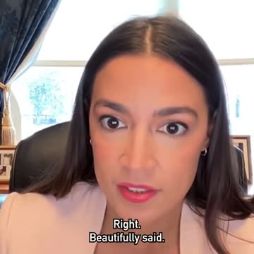 Alexandria Ocrazio-Cortex Appears to Pass Gas in Middle of Israel Rant